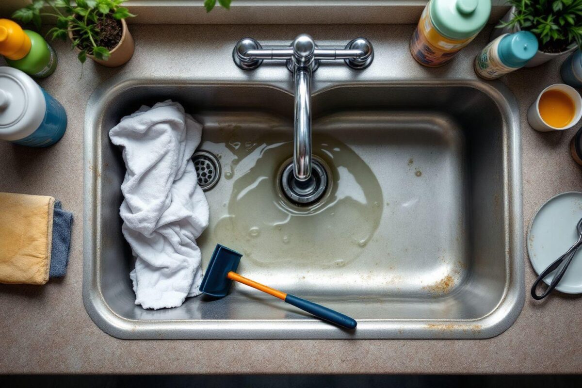 Comment déboucher un évier très bouché : Astuces de plombier faciles à faire soi-même
