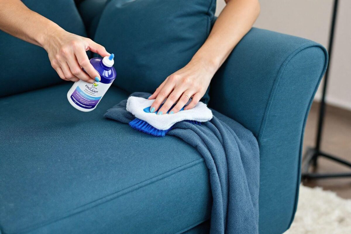 Comment nettoyer un canapé en tissu ?