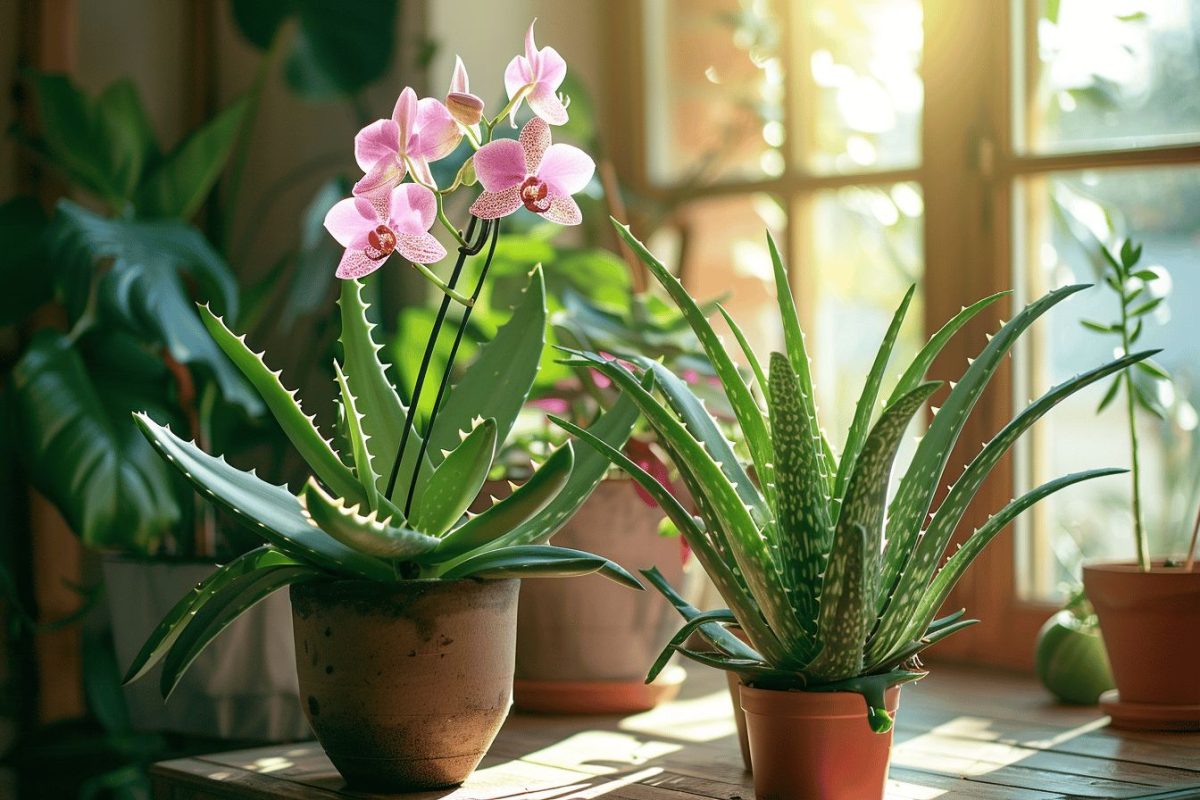 Votre orchidée semble triste : découvrez comment une simple astuce avec de l'aloe vera pourrait la transformer en moins d'un mois